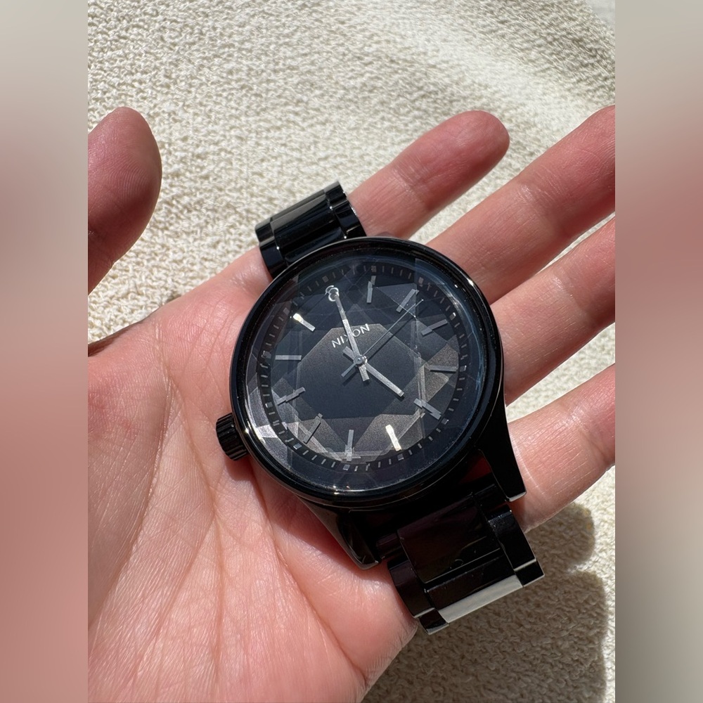 Nixon Black Facet Watch